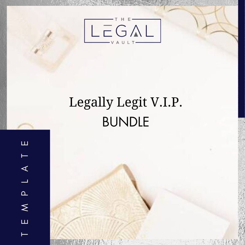 Legally Legit VIP Bundle